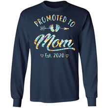Load image into Gallery viewer, Promoted to Mom est 2020 New Mommy To Be T-Shirt